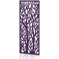 Sch! Acoustic Wall Panel - Forest - Plum Purple