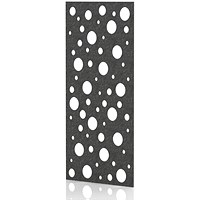 Sch! Acoustic Wall Panel - Polka - Graphite Charcoal