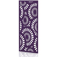 Sch! Acoustic Wall Panel - Sunburst - Plum Purple