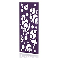 Sch! Acoustic Hanging Wall Panel - Bubbles - Plum Purple