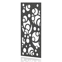 Sch! Acoustic Hanging Wall Panel - Bubbles - Graphite Charcoal