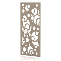 Sch! Acoustic Hanging Wall Panel - Bubbles - Oatmeal Beige