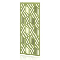 Sch! Acoustic Hanging Wall Panel - Cube - Lime Green