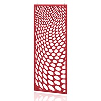 Sch! Acoustic Hanging Wall Panel - Drift - Poppy Red