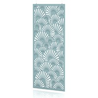 Sch! Acoustic Hanging Wall Panel - Fan - Sky Light Blue