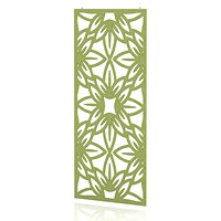 Sch! Acoustic Hanging Wall Panel - Flower - Lime Green