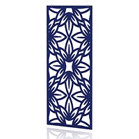 Sch! Acoustic Hanging Wall Panel - Flower - Cobalt Blue