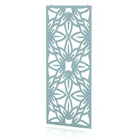 Sch! Acoustic Hanging Wall Panel - Flower - Sky Light Blue