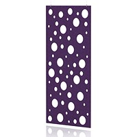 Sch! Acoustic Hanging Wall Panel - Polka - Plum Purple