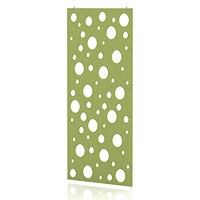 Sch! Acoustic Hanging Wall Panel - Polka - Lime Green