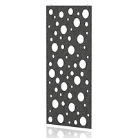 Sch! Acoustic Hanging Wall Panel - Polka - Graphite Charcoal