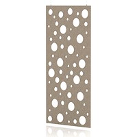 Sch! Acoustic Hanging Wall Panel - Polka - Oatmeal Beige