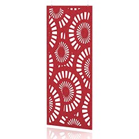Sch! Acoustic Hanging Wall Panel - Sunburst - Poppy Red