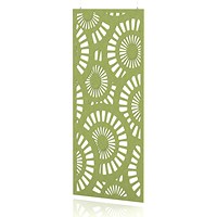 Sch! Acoustic Hanging Wall Panel - Sunburst - Lime Green