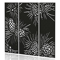 Sch! Acoustic Hanging Wall Panel - Pine (3 panels) - Raven Black
