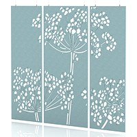 Sch! Acoustic Hanging Wall Panel - Wildflower (3 panels) - Sky Light Blue