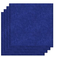 Sch! Acoustic Wall Tile - Set of 4 - Bevelled Edge - Square - Cobalt Blue