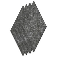 Sch! Acoustic Wall Tile - Set of 4 - Bevelled Edge - Diamond - Graphite Charcoal