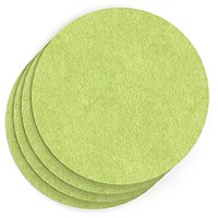 Sch! Acoustic Wall Tile - Set of 4 - Square Edge - Circle - Lime Green