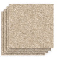 Sch! Acoustic Wall Tile - Set of 4 - Square Edge - Square - Oatmeal Beige