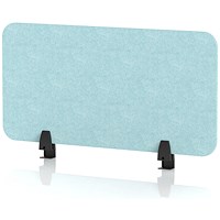 Sch! Acoustic Desktop Screen - Rectangle - 800 x 400mm - Sky Light Blue