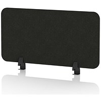 Sch! Acoustic Desktop Screen - Rectangle - 800 x 400mm - Raven Black
