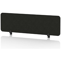 Sch! Acoustic Desktop Screen - Rectangle - 1400 x 400mm - Raven Black