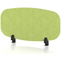 Sch! Acoustic Desktop Screen - Oblong - 800 x 400mm - Lime Green