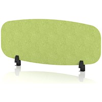 Sch! Acoustic Desktop Screen - Oblong - 1000 x 400mm - Lime Green
