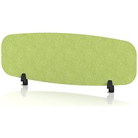 Sch! Acoustic Desktop Screen - Oblong - 1200 x 400mm - Lime Green