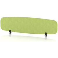 Sch! Acoustic Desktop Screen - Oblong - 1600 x 400mm - Lime Green