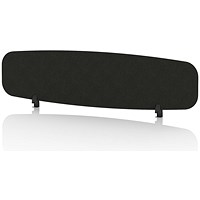 Sch! Acoustic Desktop Screen - Oblong - 1600 x 400mm - Raven Black