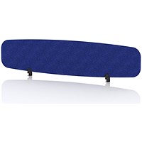 Sch! Acoustic Desktop Screen - Oblong - 1800 x 400mm - Cobalt Blue