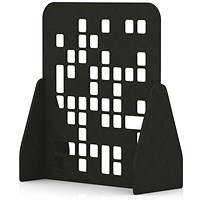 Sch! Acoustic Floor Standing Screen - Block - Raven Black - 1400mm