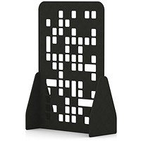 Sch! Acoustic Floor Standing Screen - Block - Raven Black - 1800mm