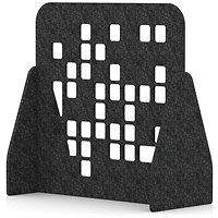 Sch! Acoustic Floor Standing Screen - Block - Graphite Charcoal - 1200mm