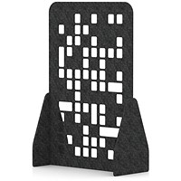 Sch! Acoustic Floor Standing Screen - Block - Graphite Charcoal - 1800mm