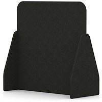 Sch! Acoustic Floor Standing Screen - Full - Raven Black - 1200mm