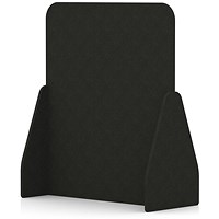 Sch! Acoustic Floor Standing Screen - Full - Raven Black - 1400mm