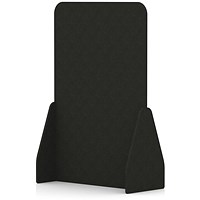 Sch! Acoustic Floor Standing Screen - Full - Raven Black - 1800mm
