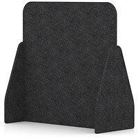 Sch! Acoustic Floor Standing Screen - Full - Graphite Charcoal - 1200mm