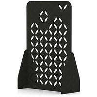 Sch! Acoustic Floor Standing Screen - Petal - Raven Black - 1800mm