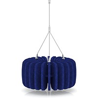 Sch! Acoustic Ceiling Baffles - Shade - Type A - 335mm Wide x 150mm High - Cobalt Blue