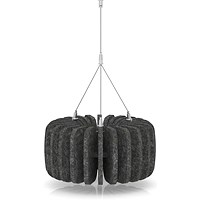 Sch! Acoustic Ceiling Baffles - Shade - Type A - 335mm Wide x 150mm High - Graphite Charcoal