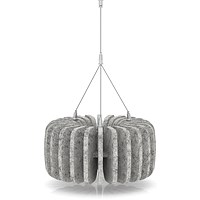 Sch! Acoustic Ceiling Baffles - Shade - Type A - 335mm Wide x 150mm High - Pebble Light Grey