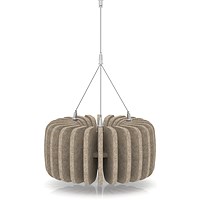 Sch! Acoustic Ceiling Baffles - Shade - Type A - 335mm Wide x 150mm High - Oatmeal Beige