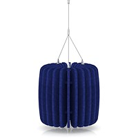 Sch! Acoustic Ceiling Baffles - Shade - Type A - 335mm Wide x 300mm High - Cobalt Blue