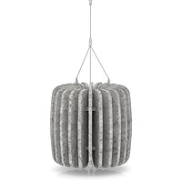 Sch! Acoustic Ceiling Baffles - Shade - Type A - 335mm Wide x 300mm High - Pebble Light Grey