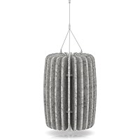 Sch! Acoustic Ceiling Baffles - Shade - Type A - 335mm Wide x 450mm High - Pebble Light Grey