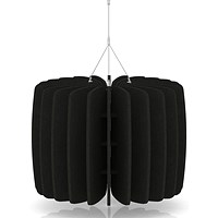 Sch! Acoustic Ceiling Baffles - Shade - Type A - 600mm Wide x 450mm High - Raven Black